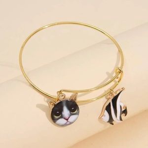 🐟 Awesome Adjustable Kitty Cat Fish Bracelet 🐈